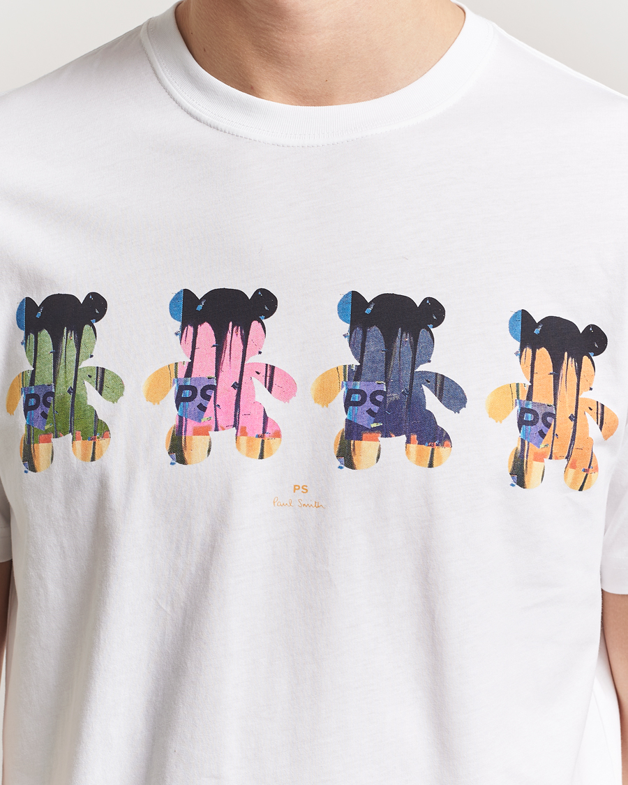 Herr | T-Shirts | PS Paul Smith | Teddy Printed T-Shirt White