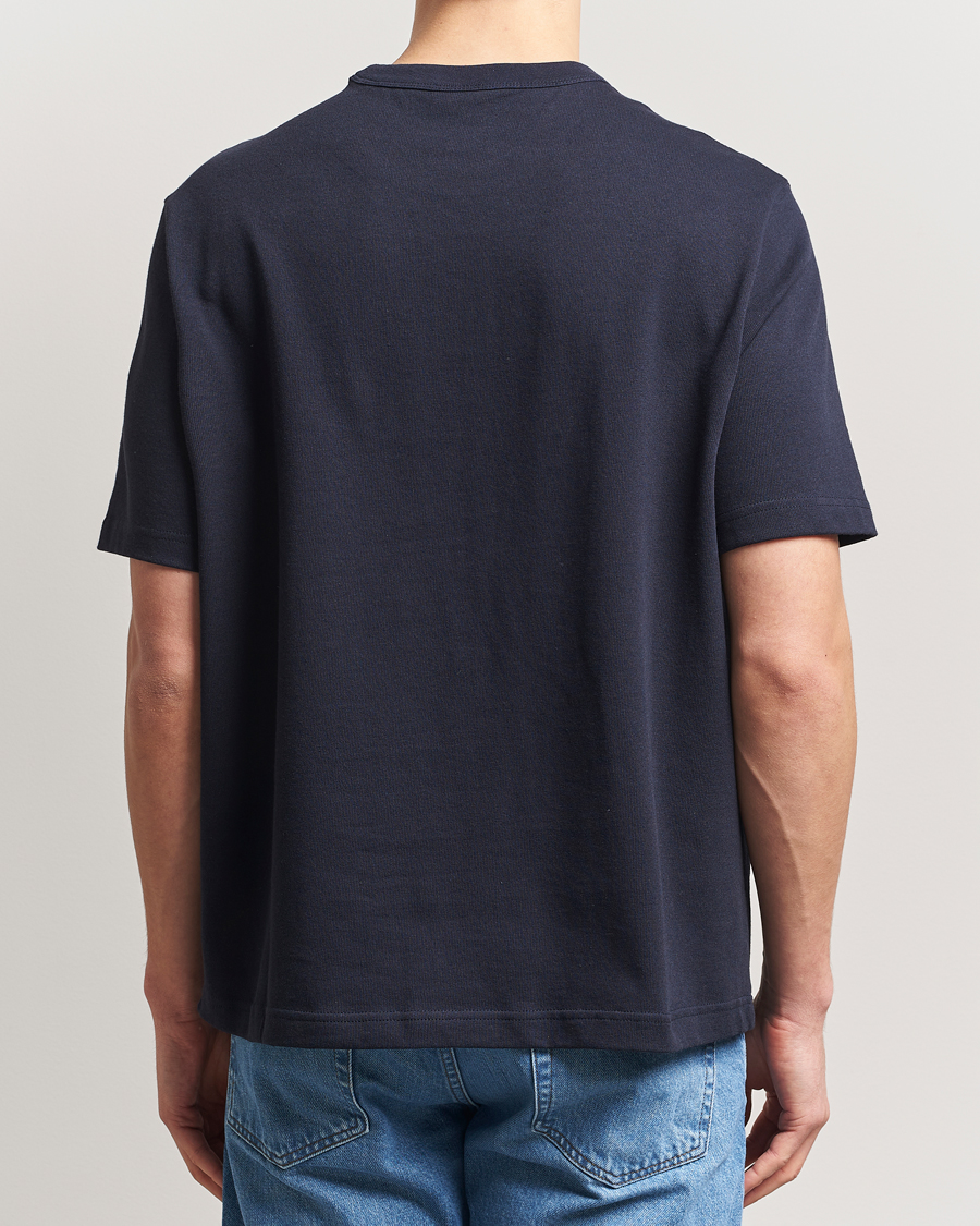 Herr | T-Shirts | PS Paul Smith | Stripe Printed T-Shirt Navy