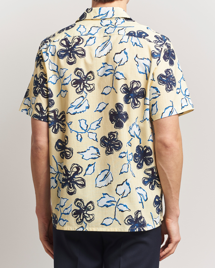 Herr | Skjortor | PS Paul Smith | Floral Short Sleeve Shirt Yellow