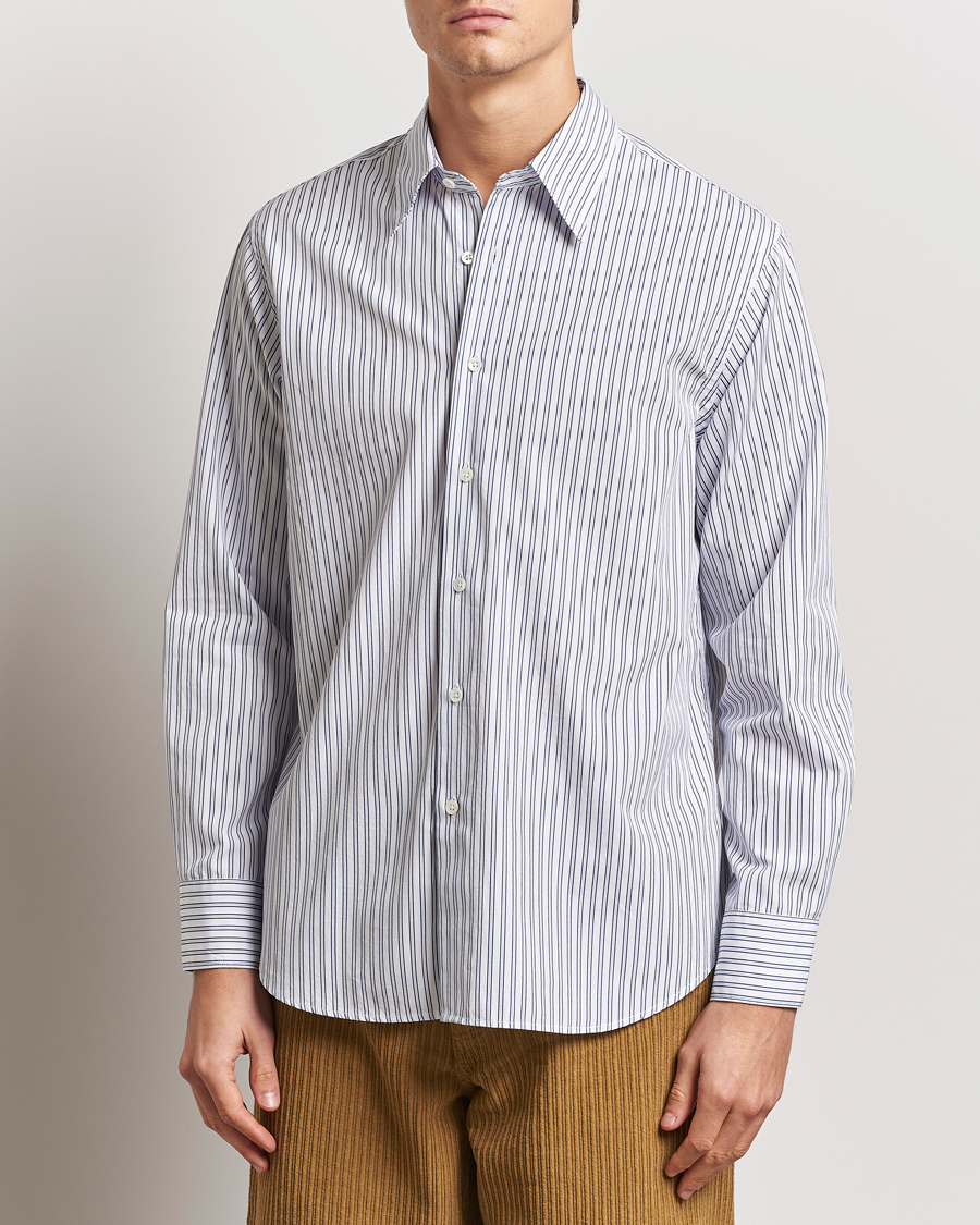 Herr | Skjortor | Sunflower | Base Shirt White/Blue