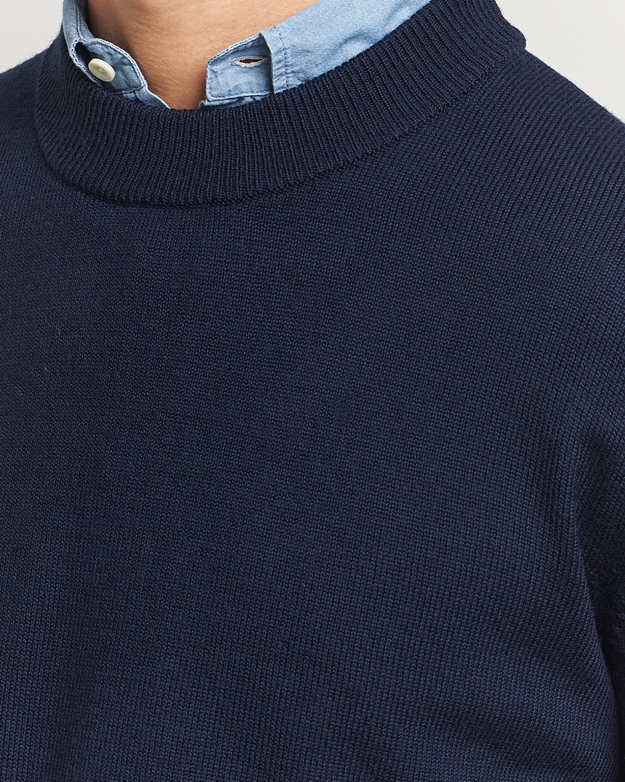 Herr | Tröjor | Sunflower | Moon Merino Sweater Navy