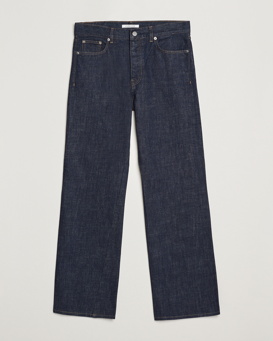 Herr | Byxor | Sunflower | Straight Twist Jeans Simple Rinse Blue