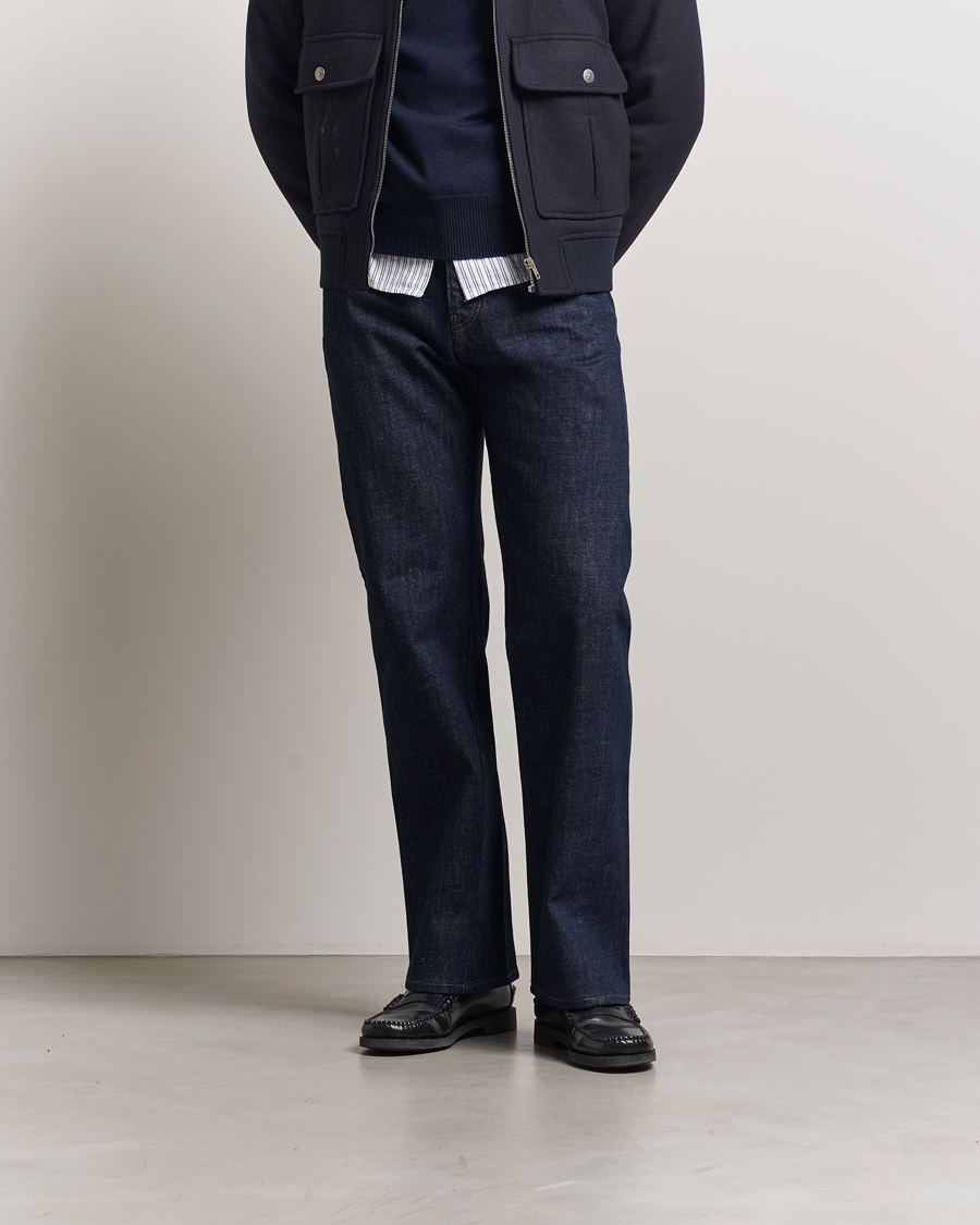 Herr | Jeans | Sunflower | Straight Twist Jeans Simple Rinse Blue