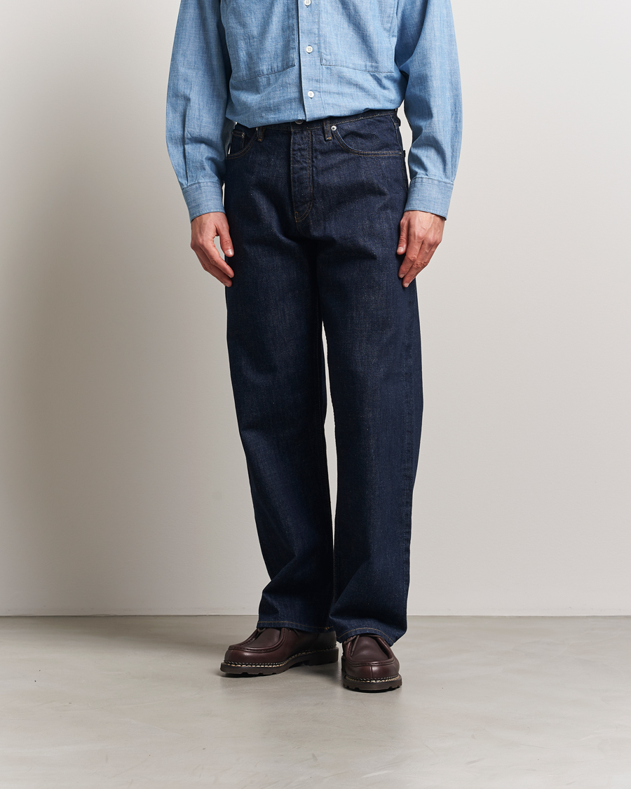 Herr | Skjortor | Sunflower | Loose Jeans Simple Rinse Blue