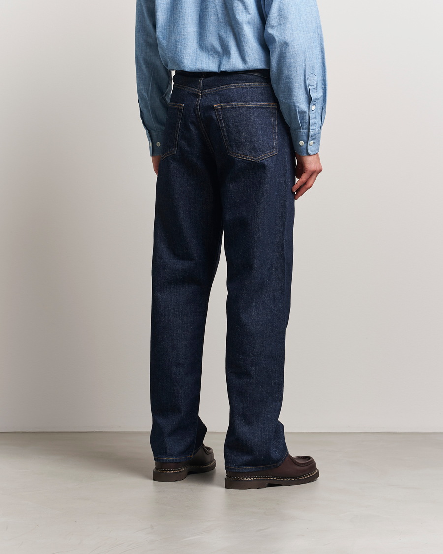 Herr | Skjortor | Sunflower | Loose Jeans Simple Rinse Blue