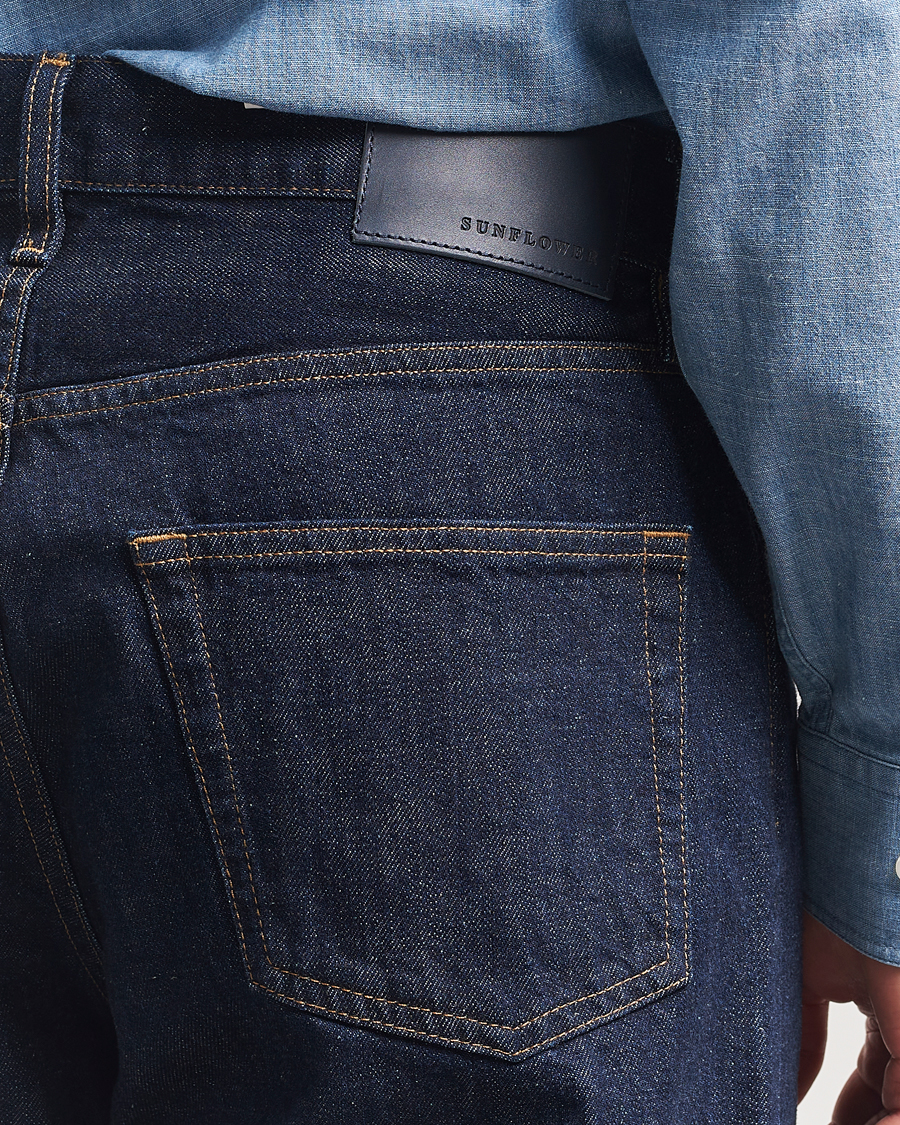 Herr | Skjortor | Sunflower | Loose Jeans Simple Rinse Blue