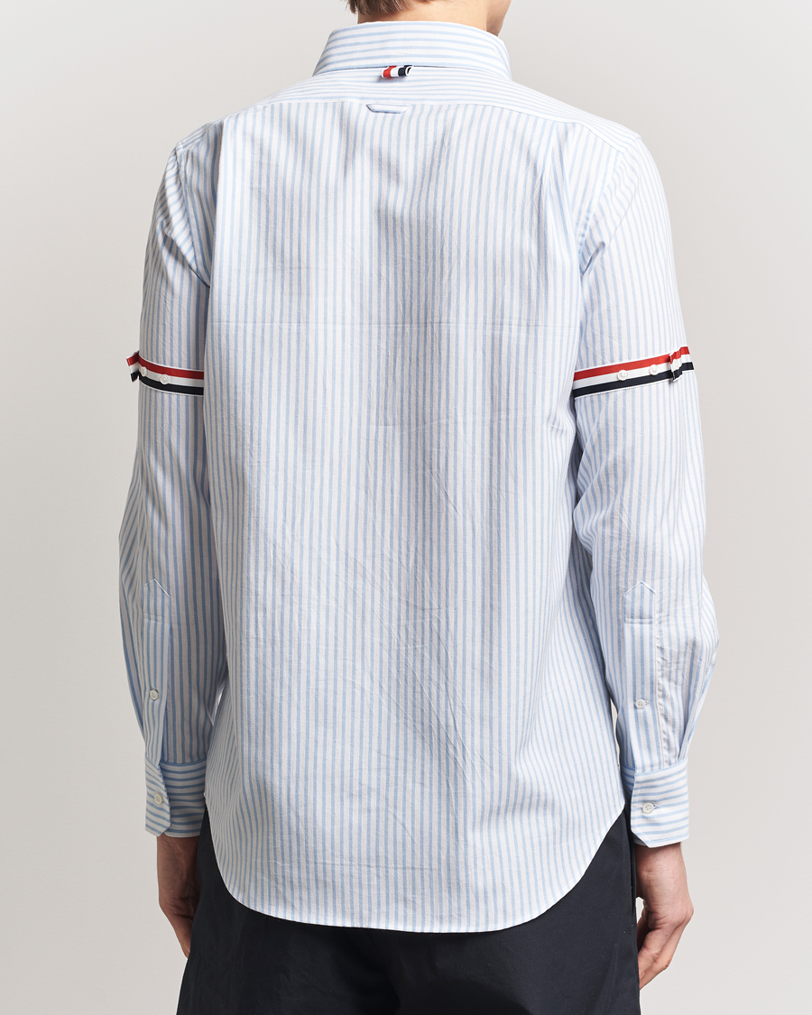Herr | Skjortor | Thom Browne | Uniform Stripe Cotton Shirt Light Blue