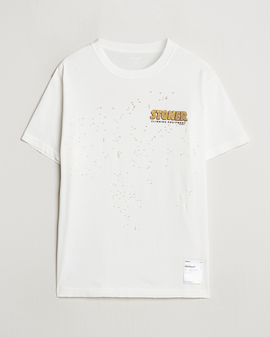 Herr | T-Shirts | Satisfy | Stoner MothTech T-Shirt Off White