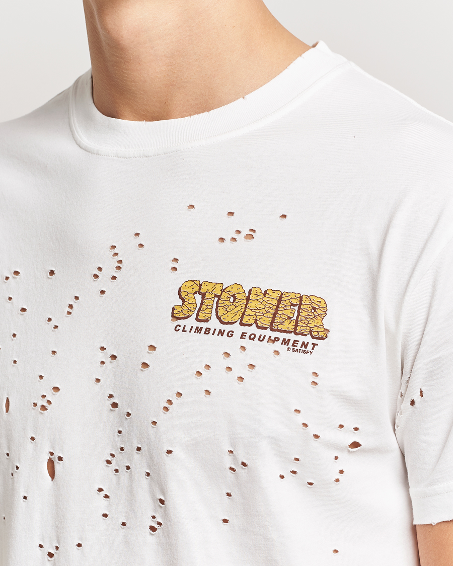 Herr | T-Shirts | Satisfy | Stoner MothTech T-Shirt Off White