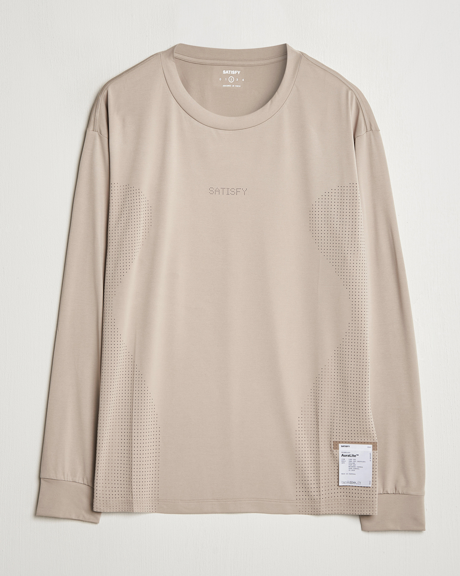 Herr | T-Shirts | Satisfy | AuraLite Air Long Sleeve T-Shirt Estaurilite