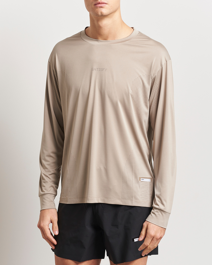 Herr | T-Shirts | Satisfy | AuraLite Air Long Sleeve T-Shirt Estaurilite