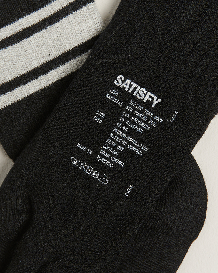 Herr | Underkläder | Satisfy | Merino Tube Socks Black