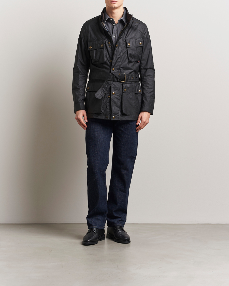 Herr | Jackor | Belstaff | Trailmaster Wax Jacket Black