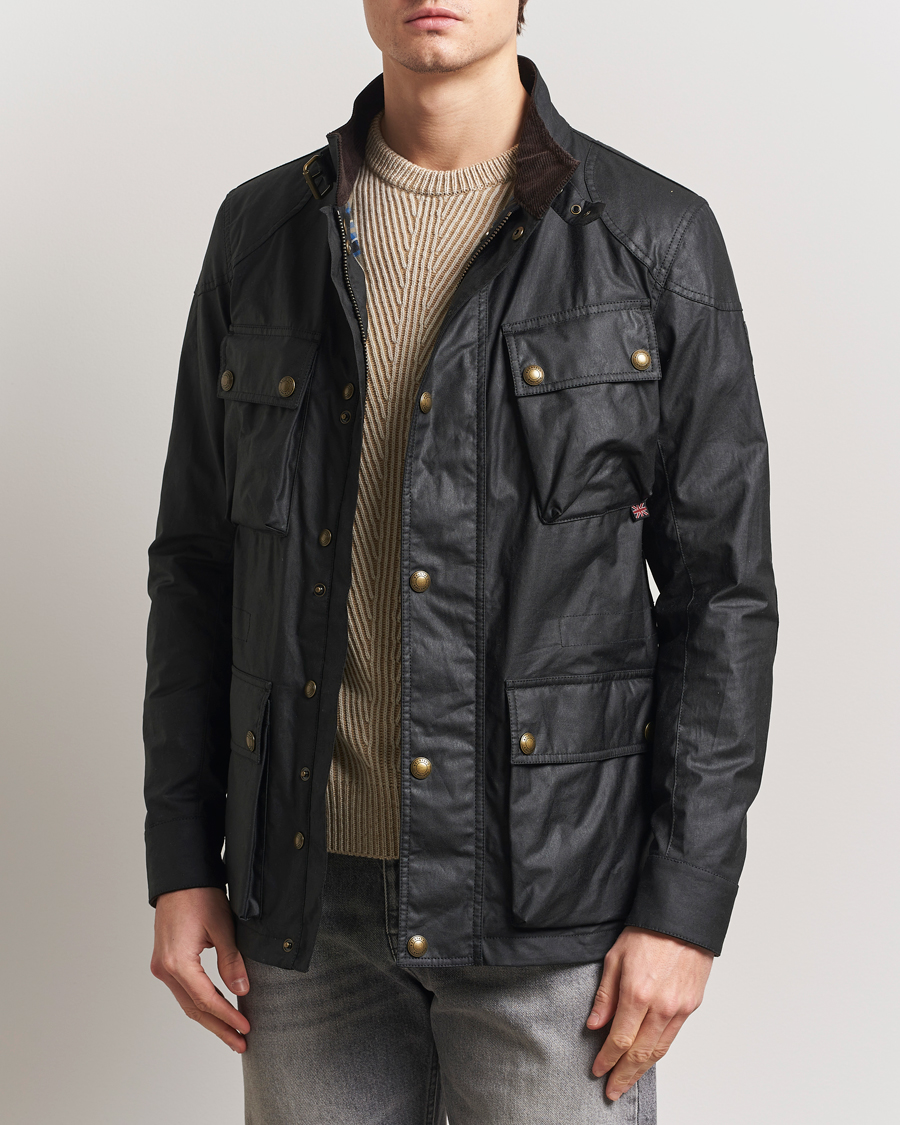Herr | Jackor | Belstaff | Fieldmaster Wax Jacket Black