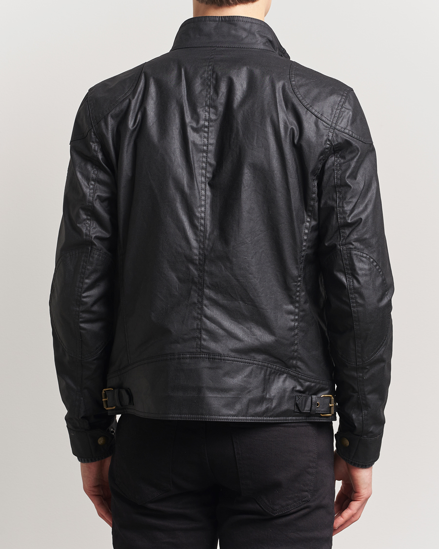 Herr | Jackor | Belstaff | Racemaster Waxed Jacket Black