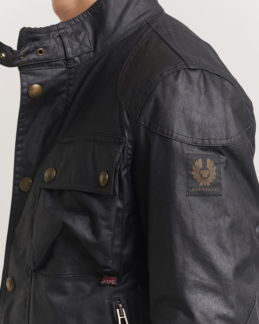 Herr | Jackor | Belstaff | Racemaster Waxed Jacket Black