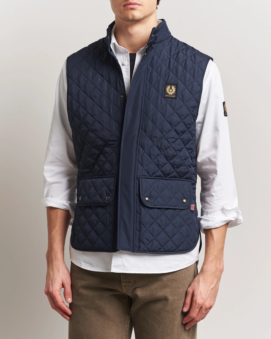Herr | Västar | Belstaff | Icon Gilet Dark Ink