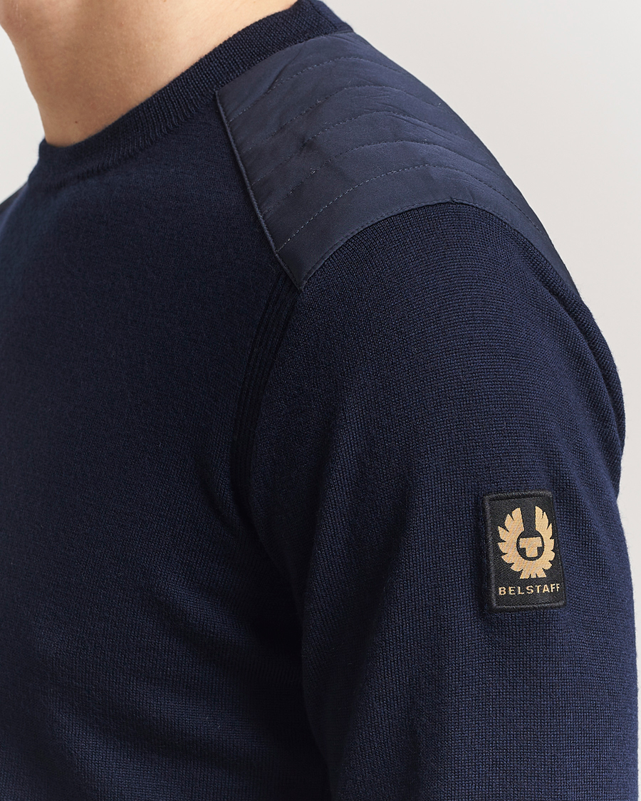 Herr | Tröjor | Belstaff | Kerrigan Crewneck Jumper Dark Ink