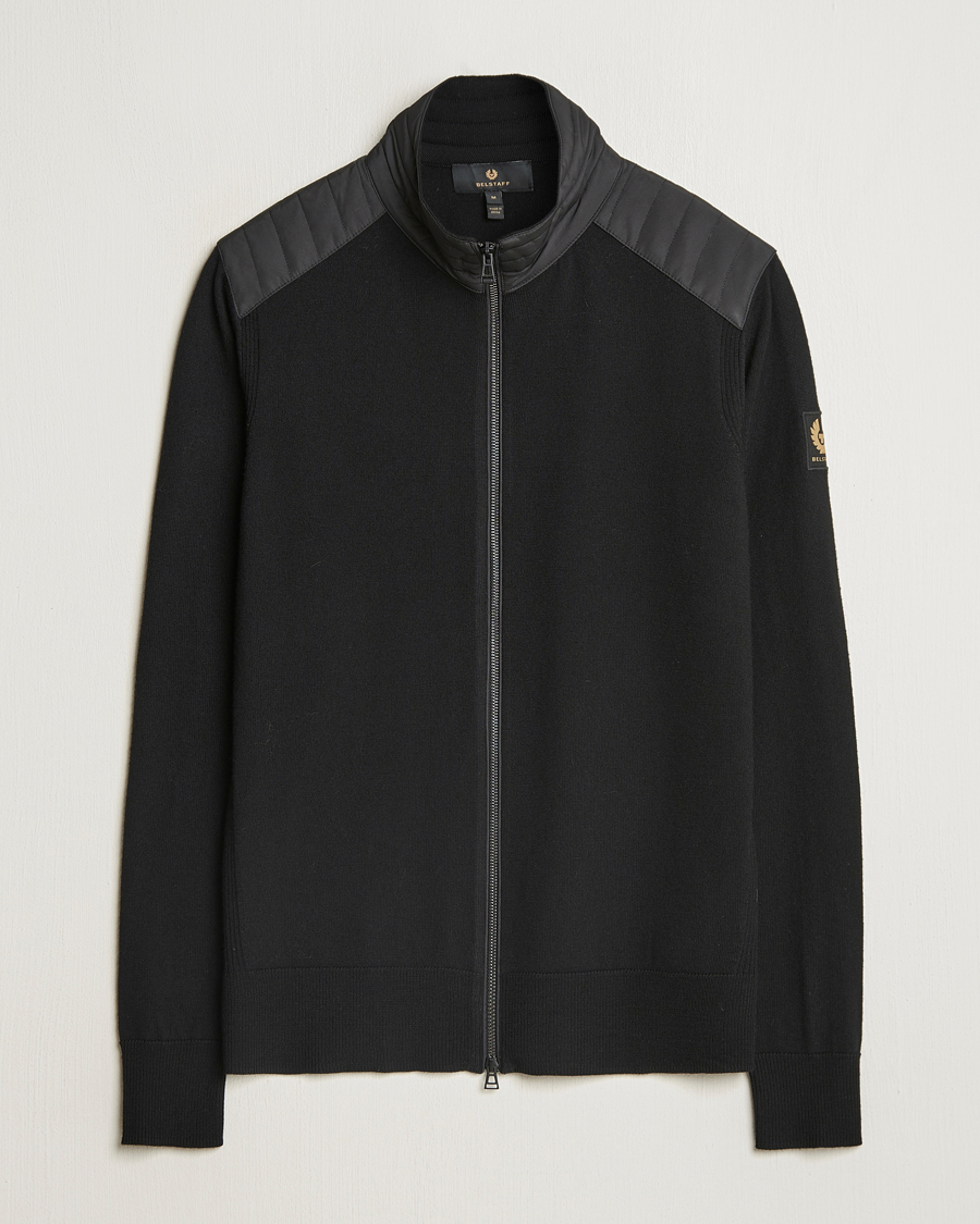 Herr | Tröjor | Belstaff | Kelby Zip Cardigan Black