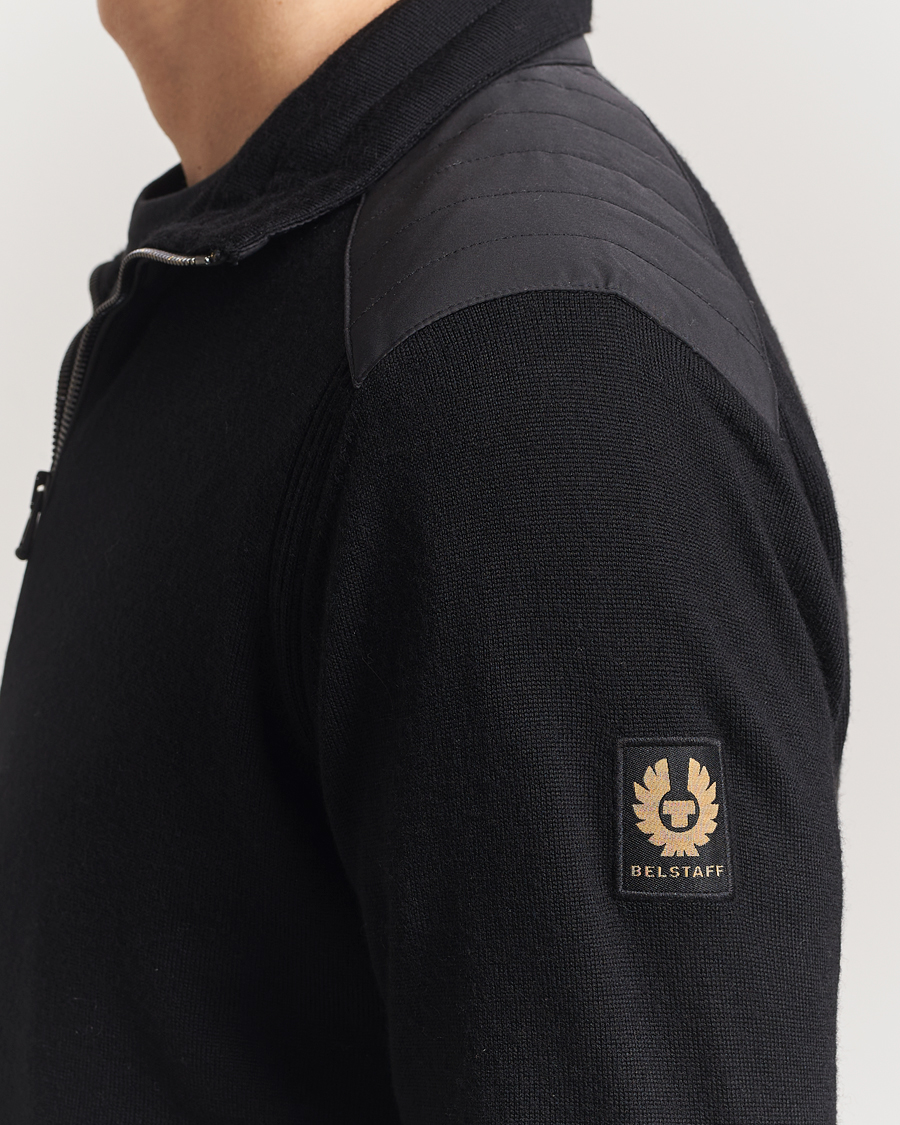Herr | Tröjor | Belstaff | Kelby Zip Cardigan Black