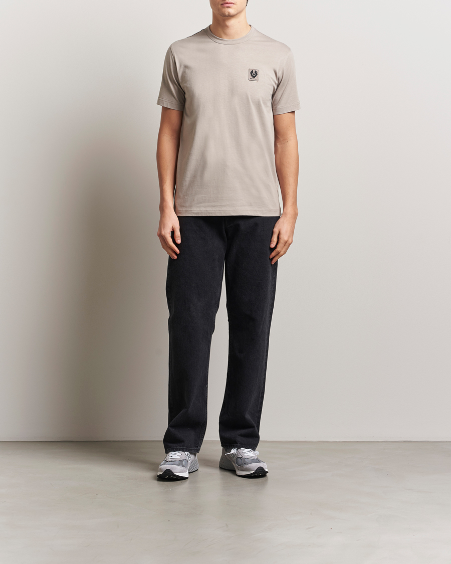 Herr | T-Shirts | Belstaff | Cotton Logo T-Shirt Pumice