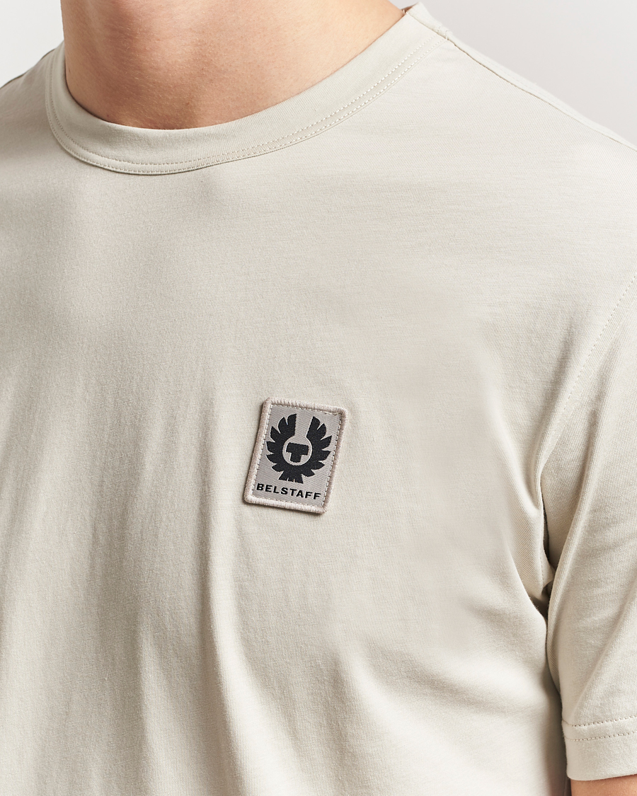 Herr | T-Shirts | Belstaff | Cotton Logo T-Shirt Stone Beige