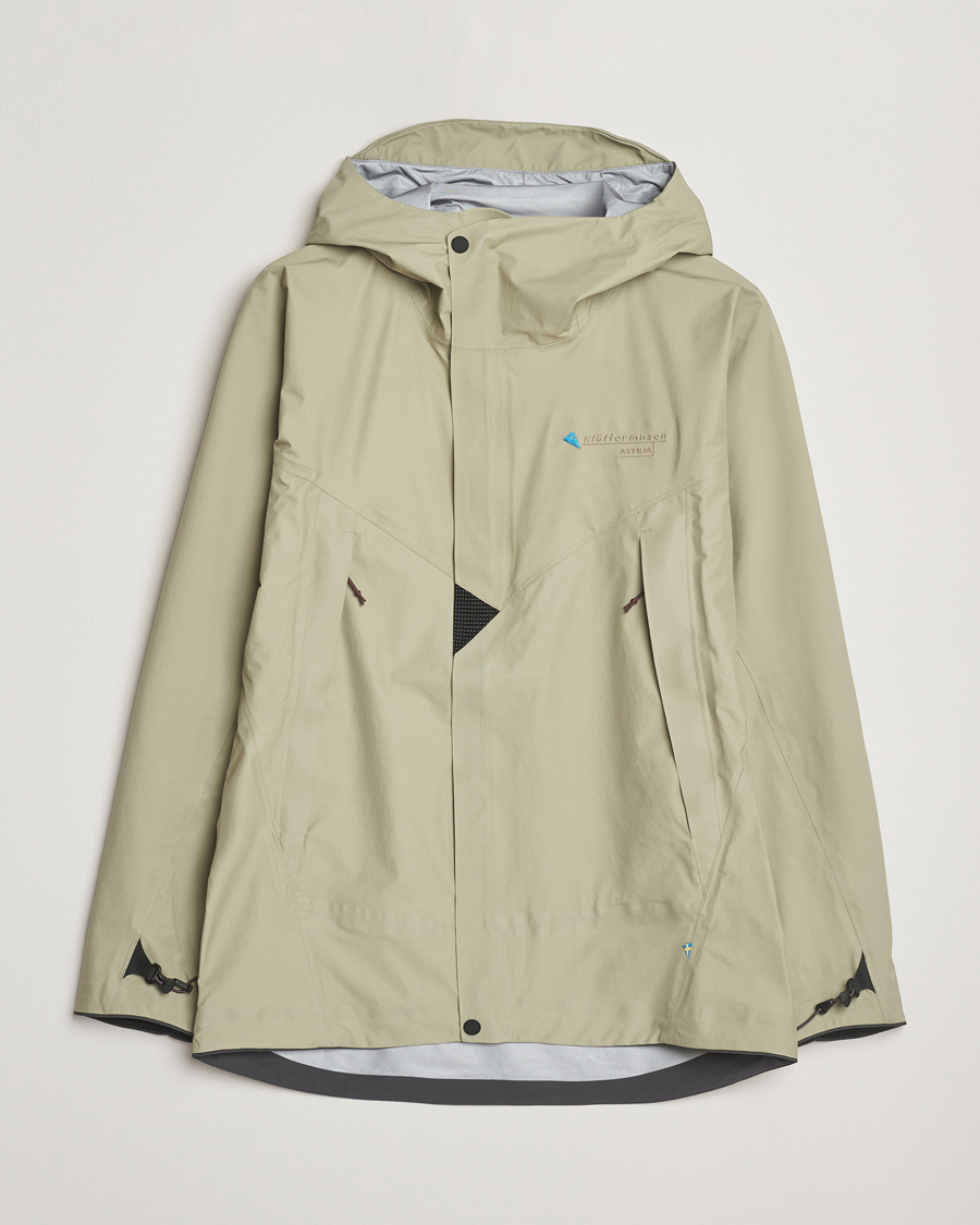 Herr | Jackor | Klättermusen | Asynja Lightweight Waterproof Jacket Silver Green