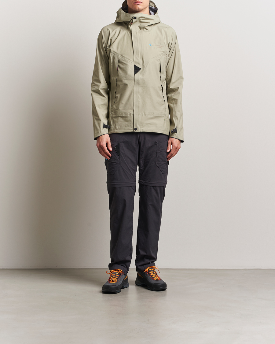 Herr | Jackor | Klättermusen | Asynja Lightweight Waterproof Jacket Silver Green