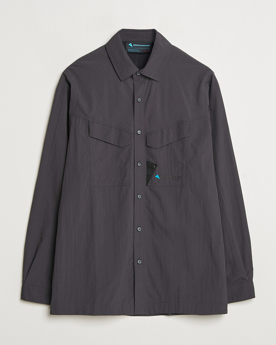 Herr | Skjortor | Klättermusen | Syn Long Sleeve Function Shirt Raven