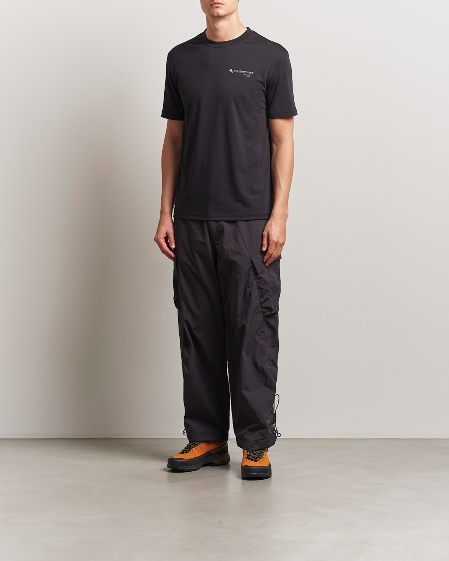 Herr | T-Shirts | Klättermusen | Narfi Short Sleeve Running T-Shirt Raven