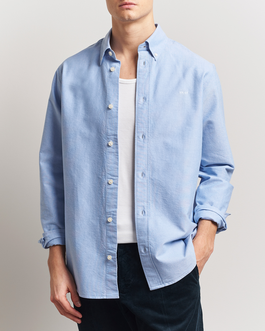 Herr | Skjortor | NN07 | Colby Oxford Shirt Light Blue