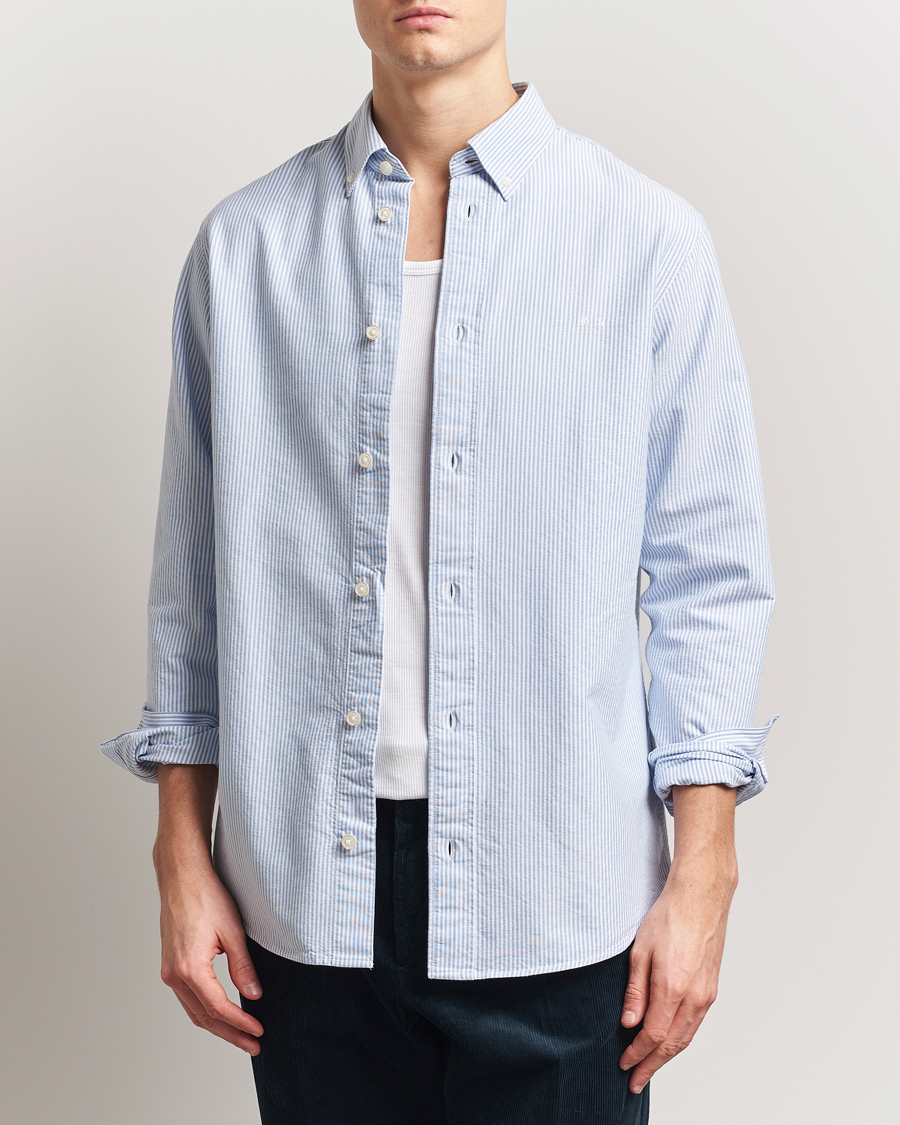 Herr | Skjortor | NN07 | Colby Oxford Shirt Blue/White