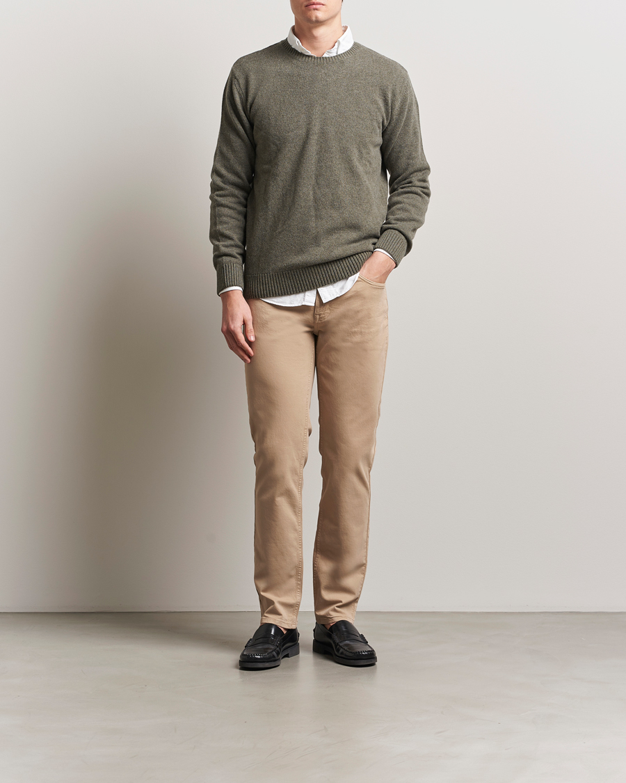 Herr | Byxor | NN07 | Tony 5-Pocket Pants Khaki Beige