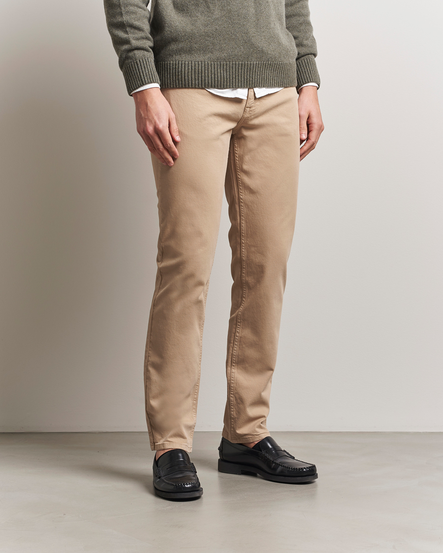 Herr | Byxor | NN07 | Tony 5-Pocket Pants Khaki Beige
