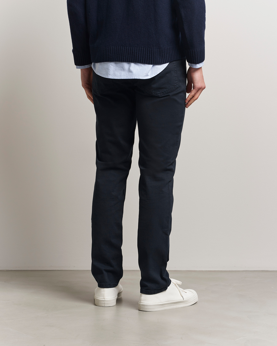 Herr | Byxor | NN07 | Tony 5-Pocket Pants Navy Blue