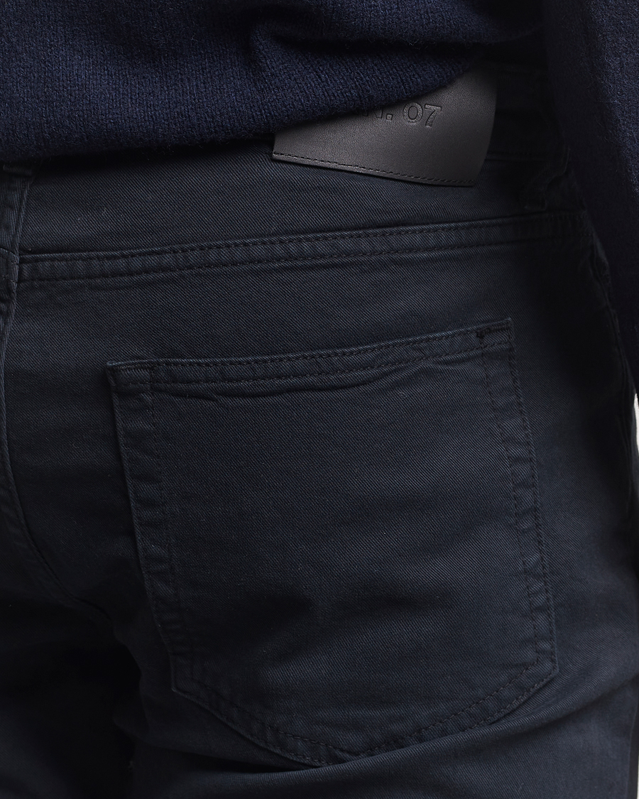 Herr | Byxor | NN07 | Tony 5-Pocket Pants Navy Blue