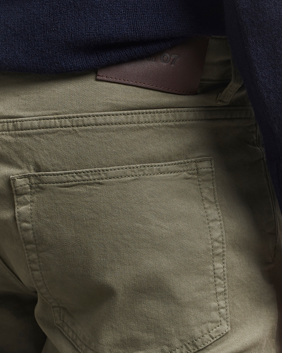Herr | Byxor | NN07 | Tony 5-Pocket Pants Capers Green