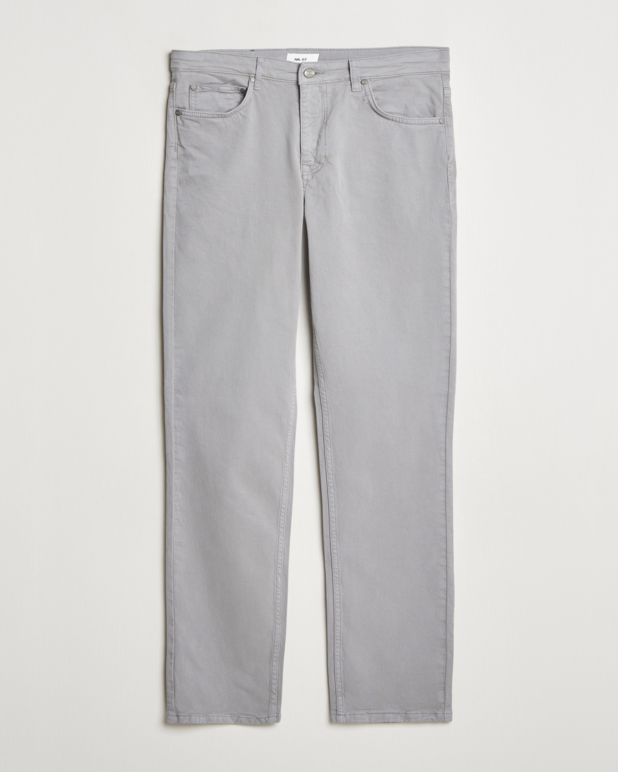 Herr | Byxor | NN07 | Tony 5-Pocket Pants Sable Grey