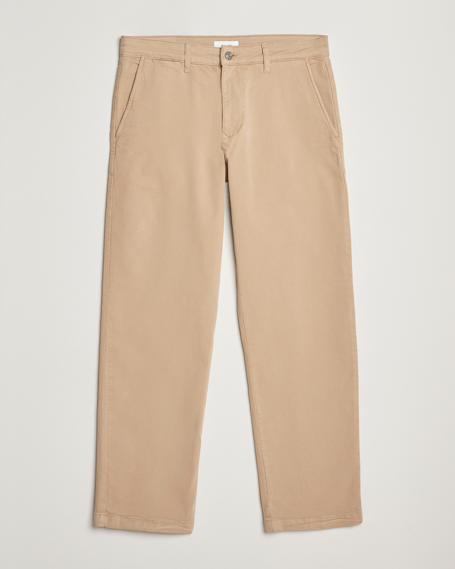 Herr | Byxor | NN07 | Aden Regular Fit Chinos Khaki Beige