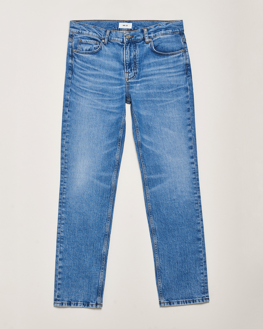 Herr | Byxor | NN07 | Tony Slim Fit Stretch Jeans Light Blue