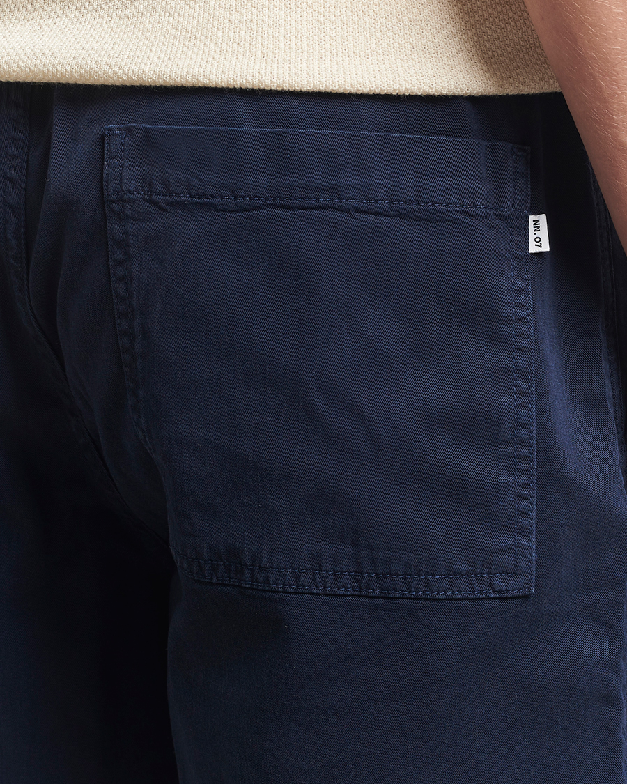 Herr | Shorts | NN07 | Gregor Drawstring Shorts Navy Blue