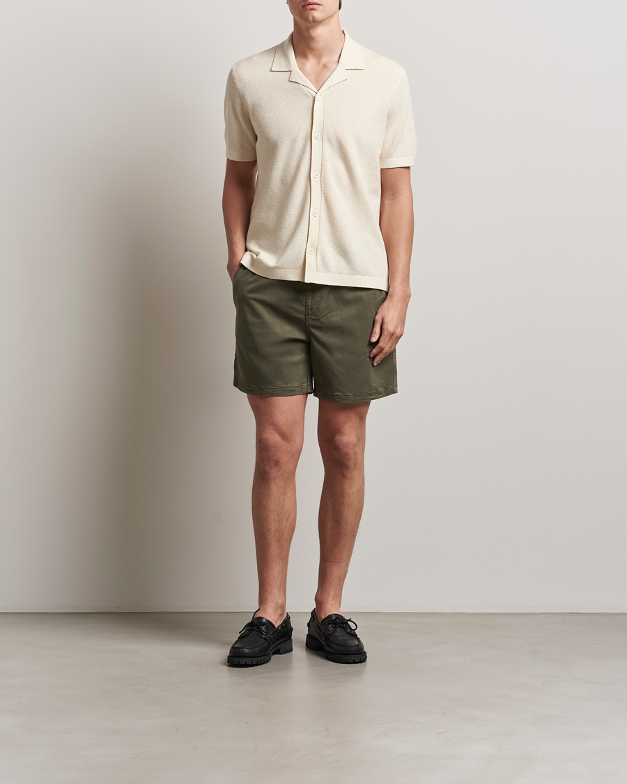 Herr | Shorts | NN07 | Gregor Drawstring Shorts Capers Green