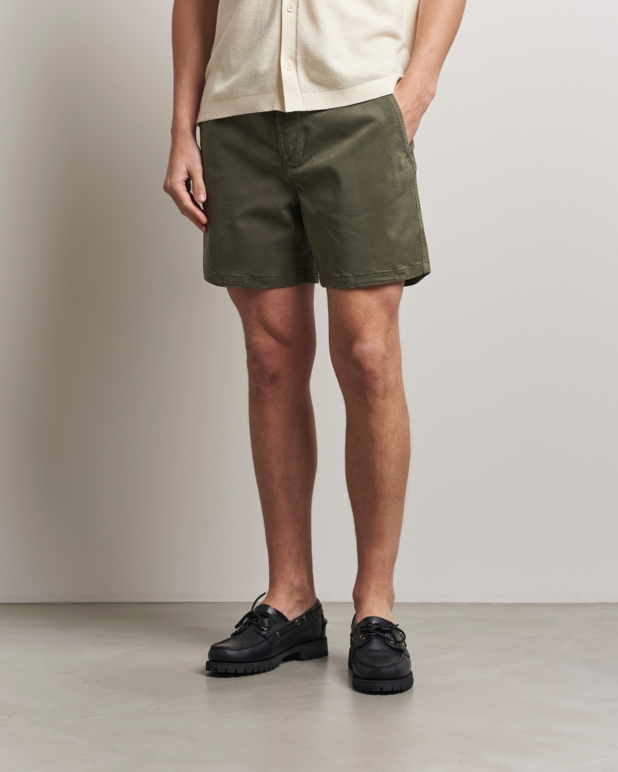 Herr | Shorts | NN07 | Gregor Drawstring Shorts Capers Green