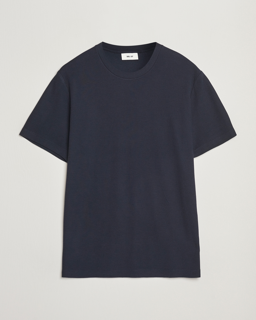 Herr | T-Shirts | NN07 | Clive Crew Neck T-Shirt Navy Blue