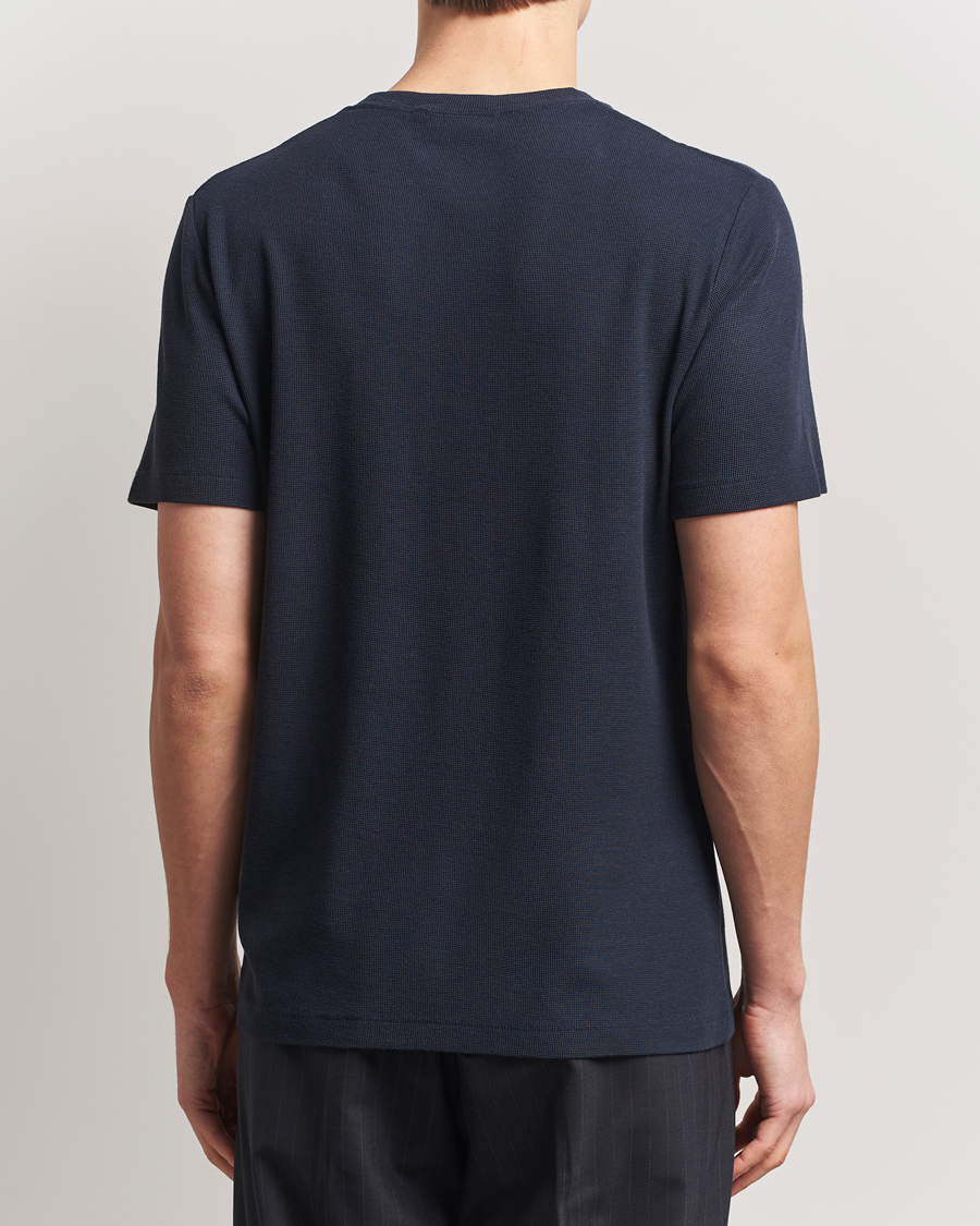 Herr | T-Shirts | NN07 | Clive Crew Neck T-Shirt Navy Blue