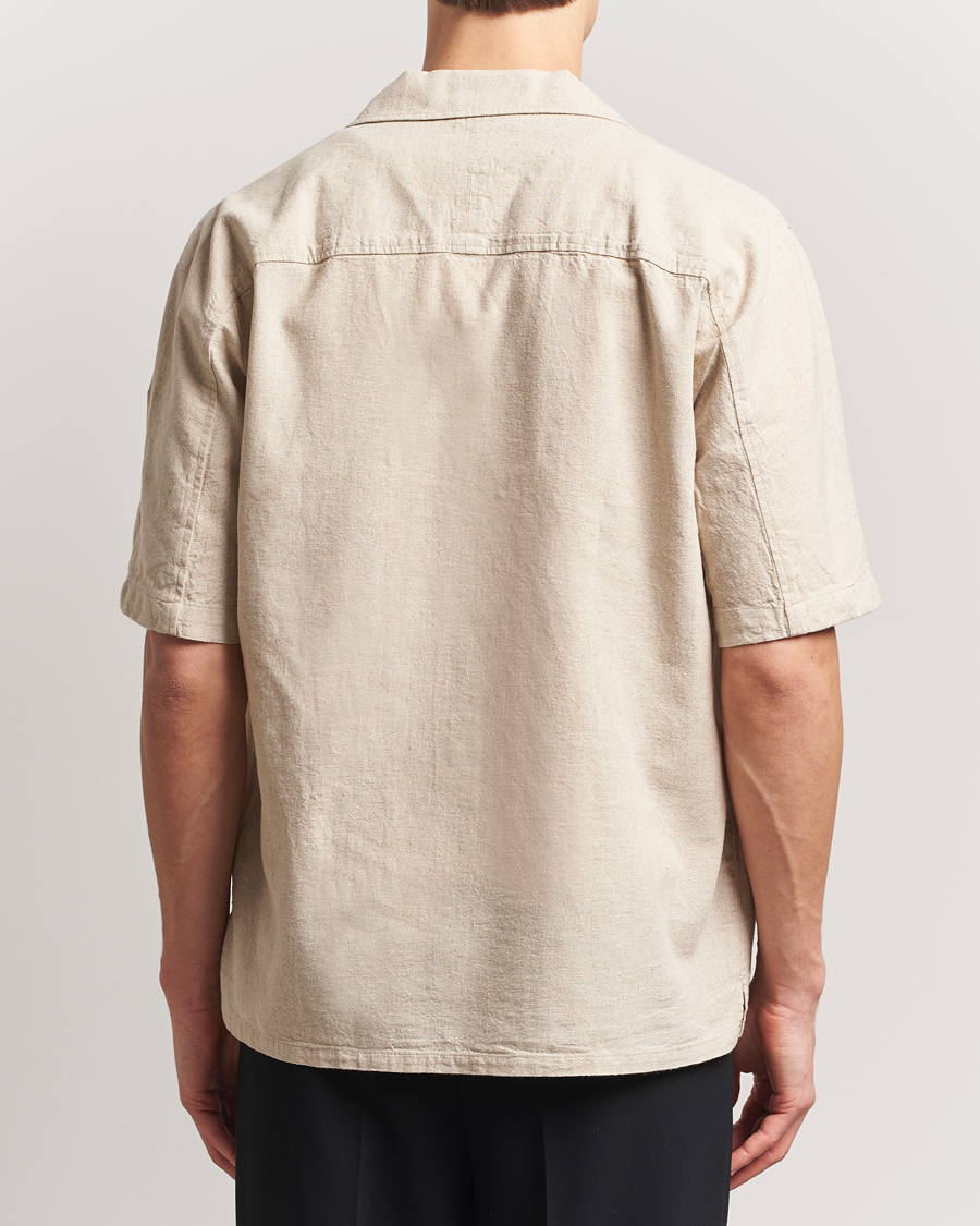 Herr | Skjortor | NN07 | Ole Printed Short Sleeve Shirt Oat