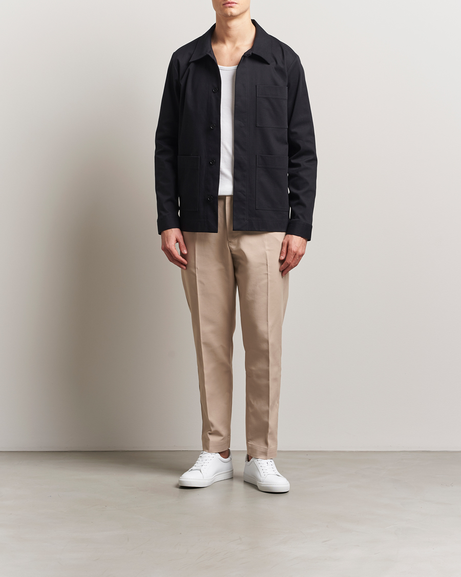 Herr | Skjortor | NN07 | Olav Pocket Overshirt Black