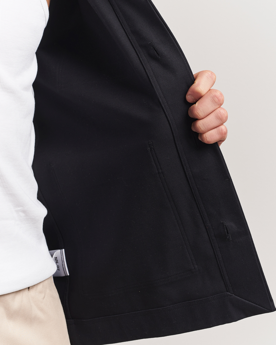Herr | Skjortor | NN07 | Olav Pocket Overshirt Black