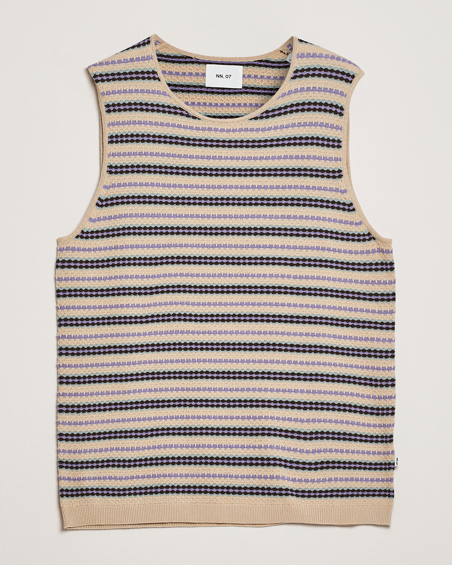 Herr | Tröjor | NN07 | Bari Structured Slipover Multi Stripe