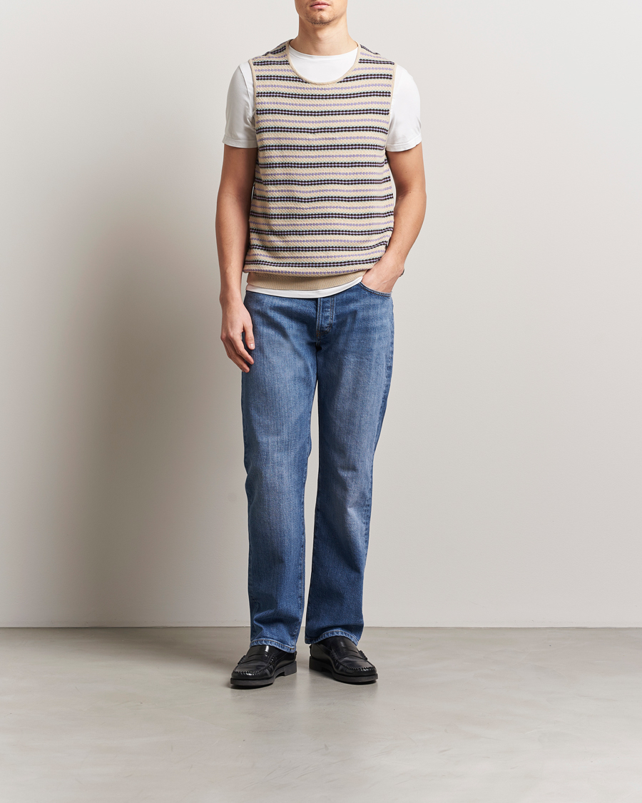 Herr | Tröjor | NN07 | Bari Structured Slipover Multi Stripe